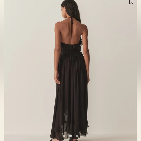 NWT Doen Elisa silk skirt in black - Picture 3 of 15